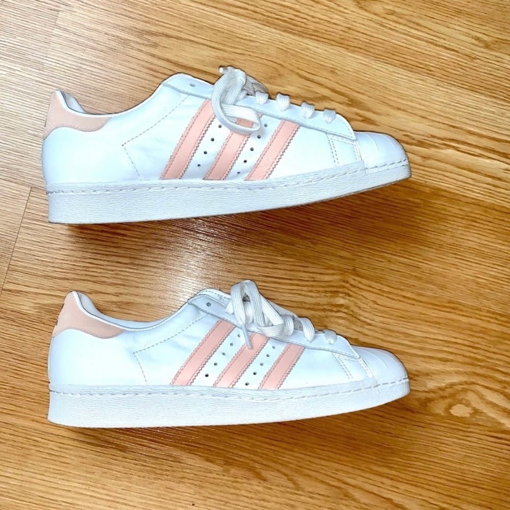Pink and White Grand Court Adidas 🤍